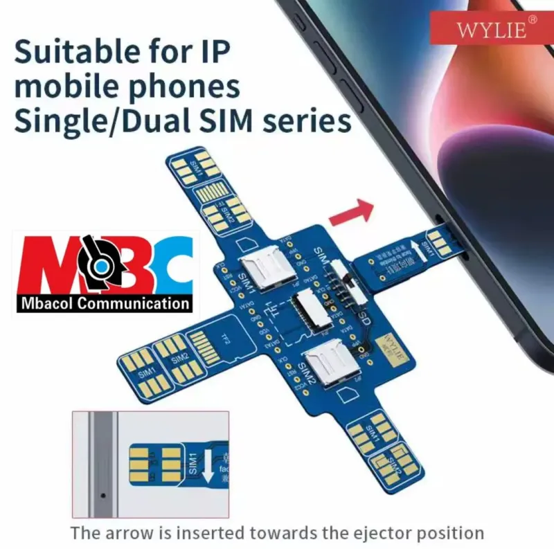 Testeur SIM WYLIE Universel iPhone Android - Équipement de Test - 8 000 FCFA - Mbacol Communication Sénégal