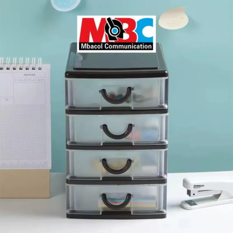 Boîte Rangement Bijoux 4 Tiroirs Transparente - Organisateur Boucles d'Oreilles Strass Maison - Vue 1