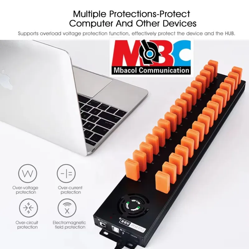 Hub USB 2.0 Sipolar Multiports 4 à 49 Ports Alimentation 12V - Électronique Grand Public - 34 000 FCFA - Mbacol Communication Sénégal