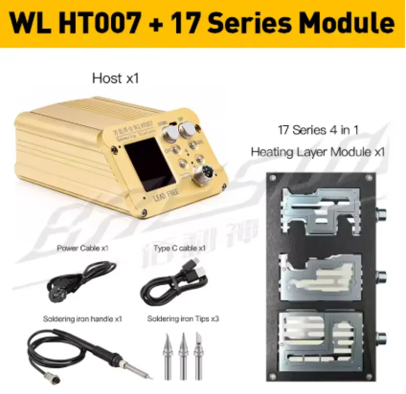 WL Plateforme Préchauffage Intelligente Séparateur Cadre iPhone X-17 Soudage - Vue 1