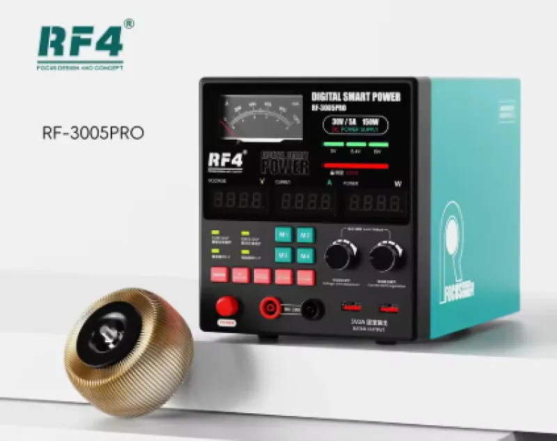 RF-3005PRO Alimentation Digitale Smart 30V 5A 150W Commutation Auto A/mA - Vue 1