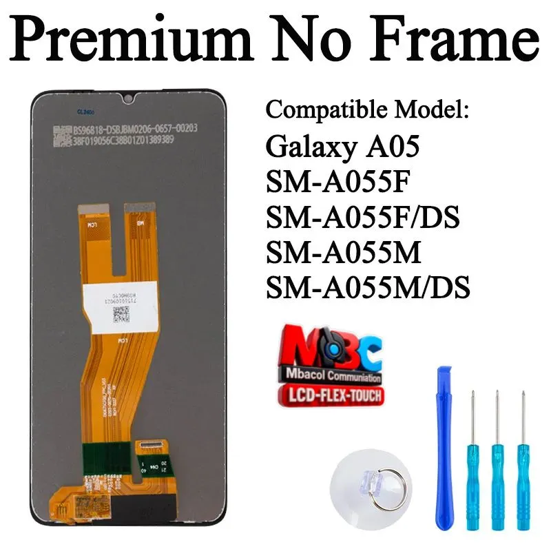Écran LCD Châssis Samsung A05 A05S A055 A057 Assembly Tactile Remplacement - Pièces Détachées Téléphones - 5 000 FCFA - Mbacol Communication Sénégal