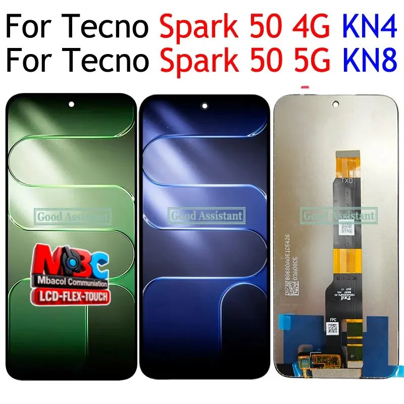 Écran LCD 6.78 Pouces Tecno Spark 50 4G KN4 5G KN8 Assembly Tactile Noir - Pièces Détachées Téléphones - 7 000 FCFA - Mbacol Communication Sénégal