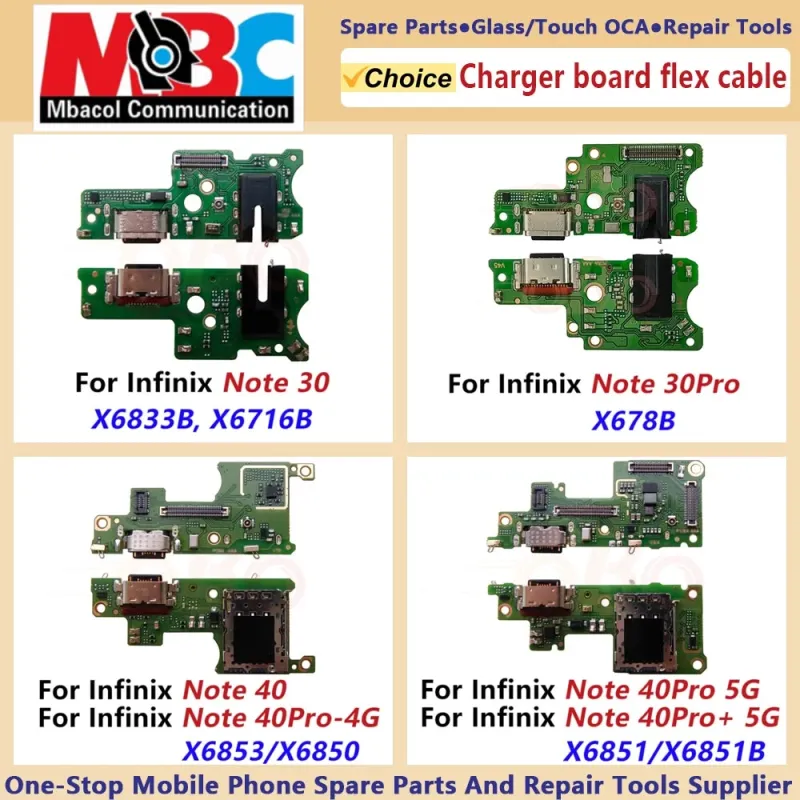 Carte Dock Charge USB Infinix Note 30 40 Pro Plus Flex Port USB Réparation - Pièces Détachées Téléphones - 1 000 FCFA - Mbacol Communication Sénégal