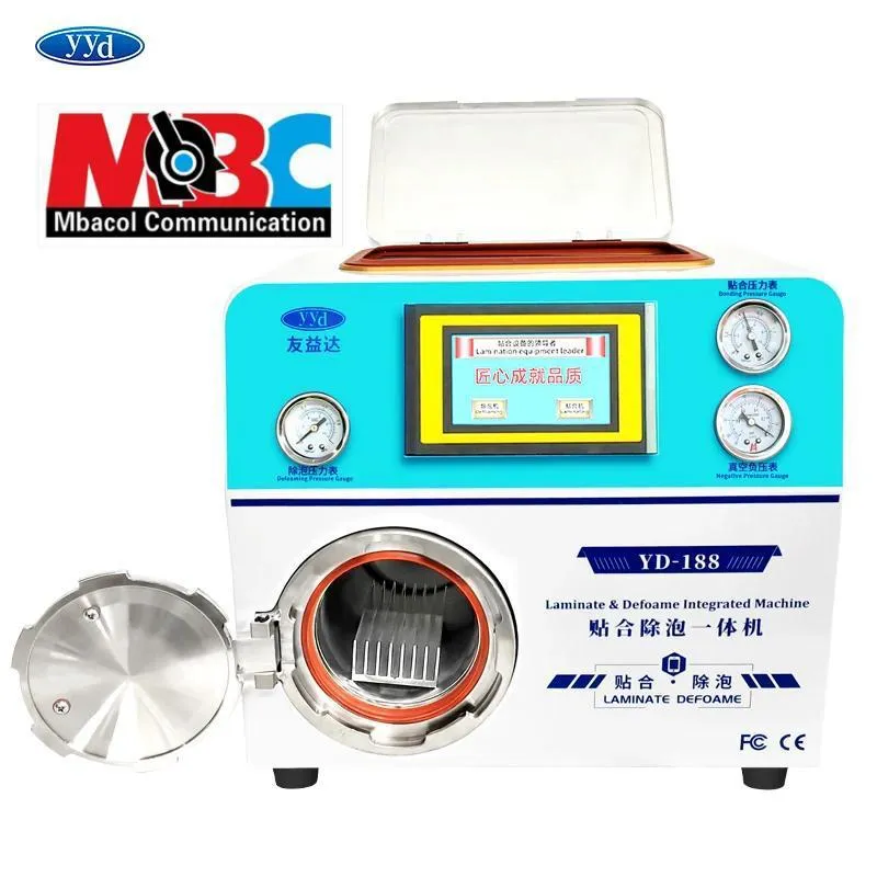 YYD YD-188 Machine Lamination Débulle Intégrée 3 Manomètres Autoclave FCC CE - Outils de Réparation - 350 000 FCFA - Mbacol Communication Sénégal