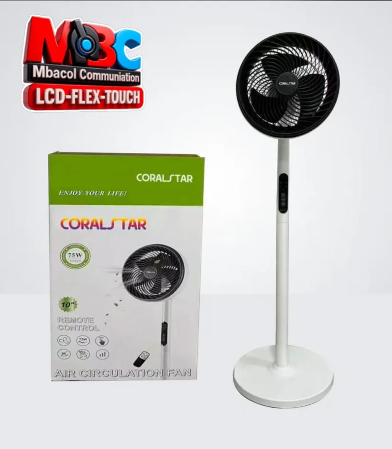 Ventilateur Circulateur d'Air CORALSTAR 75W 10 Pouces Puissant Bureau Maison - Électronique Grand Public - 25 000 FCFA - Mbacol Communication Sénégal