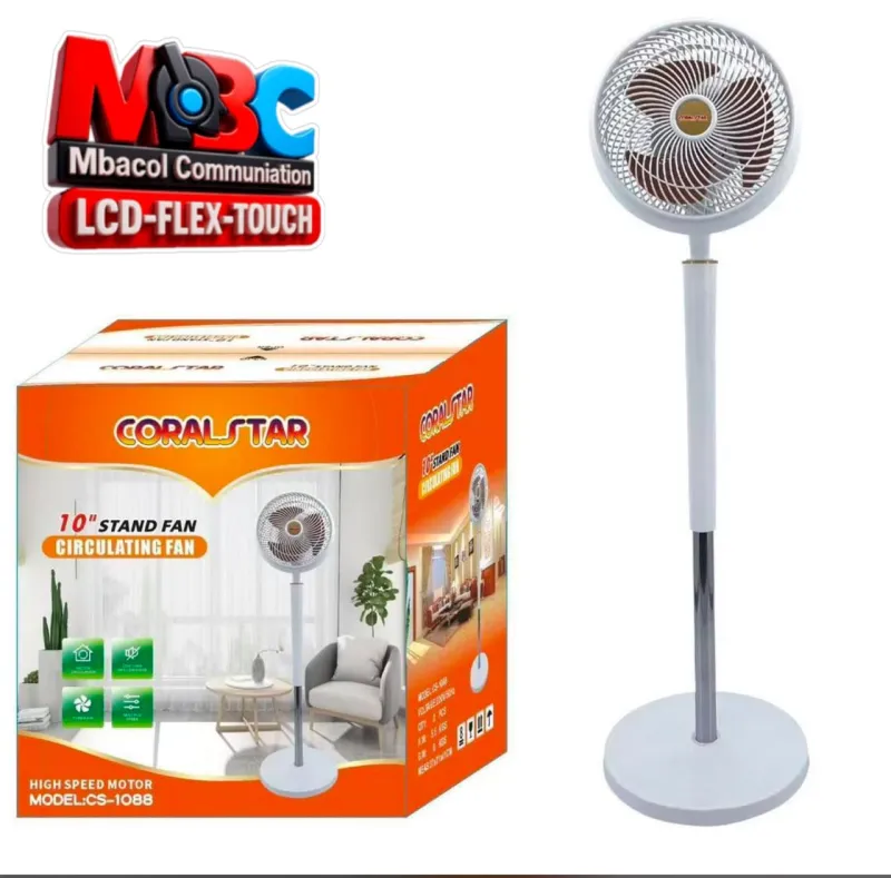 Ventilateur CORALSTAR CS-1088 Moteur Haute Vitesse Ventilation Puissante - Électronique Grand Public - 26 000 FCFA - Mbacol Communication Sénégal