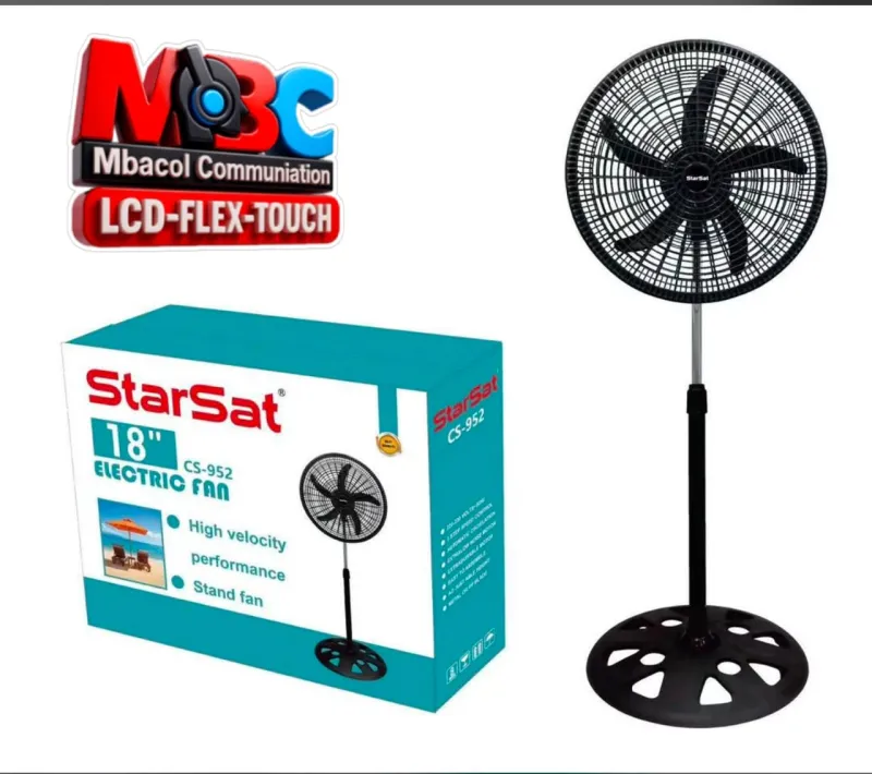 Starsat CS-952 Ventilateur Électrique 18 Pouces Dakar - Électronique Grand Public - 27 000 FCFA - Mbacol Communication Sénégal