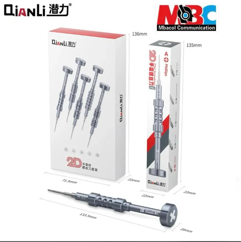 Qianli 2D Set Tournevis Magnétique Précision iPhone Android - Outils de Réparation - 19 000 FCFA - Mbacol Communication Sénégal