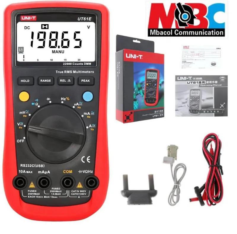 UNI-T Multimètre True RMS UT61E UT61B UT61D 1000V AC DC - Équipement de Test - 50 000 FCFA - Mbacol Communication Sénégal