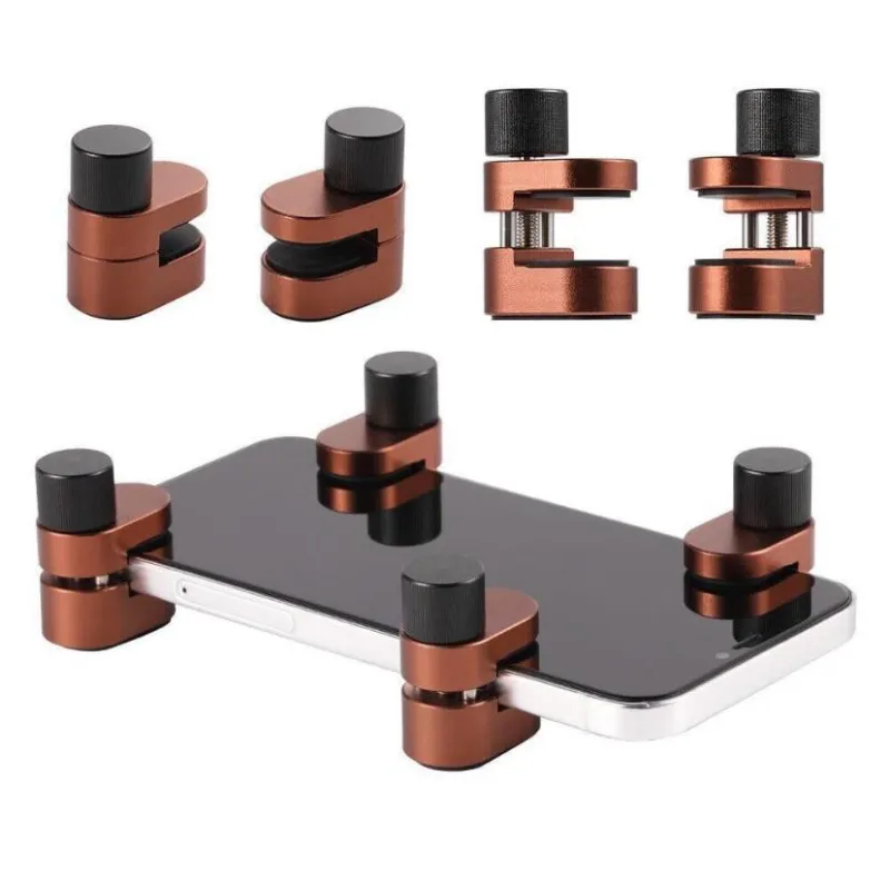 Set 4pcs Pinces Fixation Écran LCD Aluminium iPhone Courbe Pro - Outils de Réparation - 6 000 FCFA - Mbacol Communication Sénégal