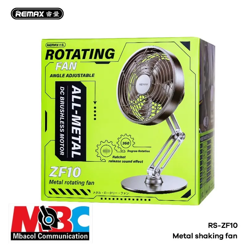 RS-ZF10 Ventilateur Rotatif 360° Pliable Alliage Aluminium - Électronique Grand Public - 21 000 FCFA - Mbacol Communication Sénégal