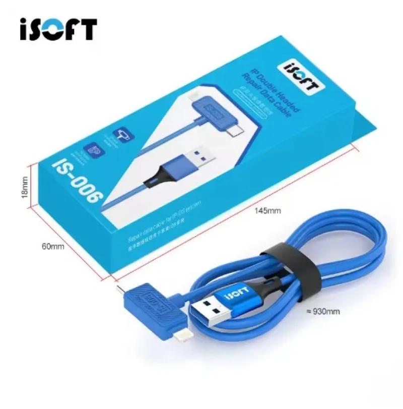 ISOFT IS-006 Câble Data Recovery iPhone DFU Purple Screen - Vue 1