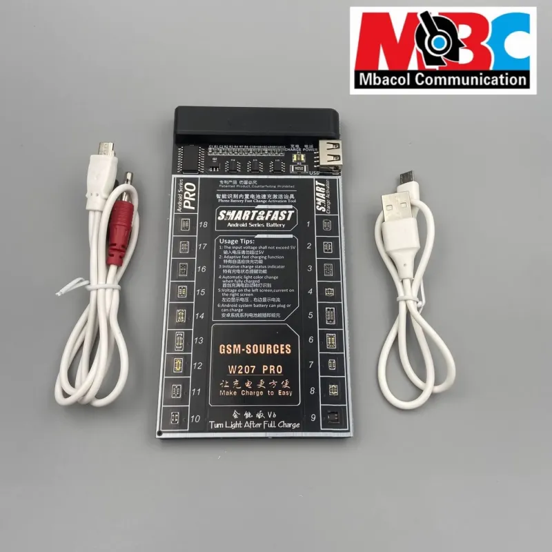W207 Pro V7 Chargeur Activateur Batterie Samsung Huawei Xiaomi - Équipement de Test - 9 000 FCFA - Mbacol Communication Sénégal